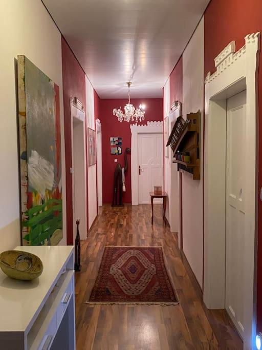 פורת אים וואלד Ferienwohnung In Historischer Villa Mit Gartennutzung מראה חיצוני תמונה