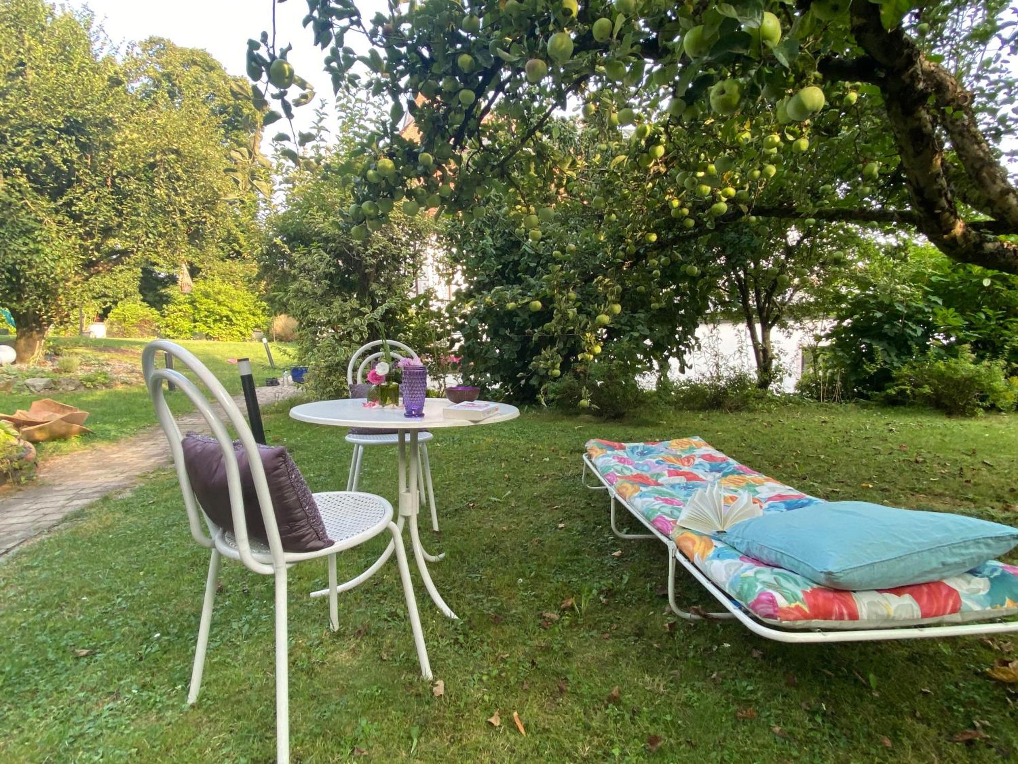 פורת אים וואלד Ferienwohnung In Historischer Villa Mit Gartennutzung מראה חיצוני תמונה